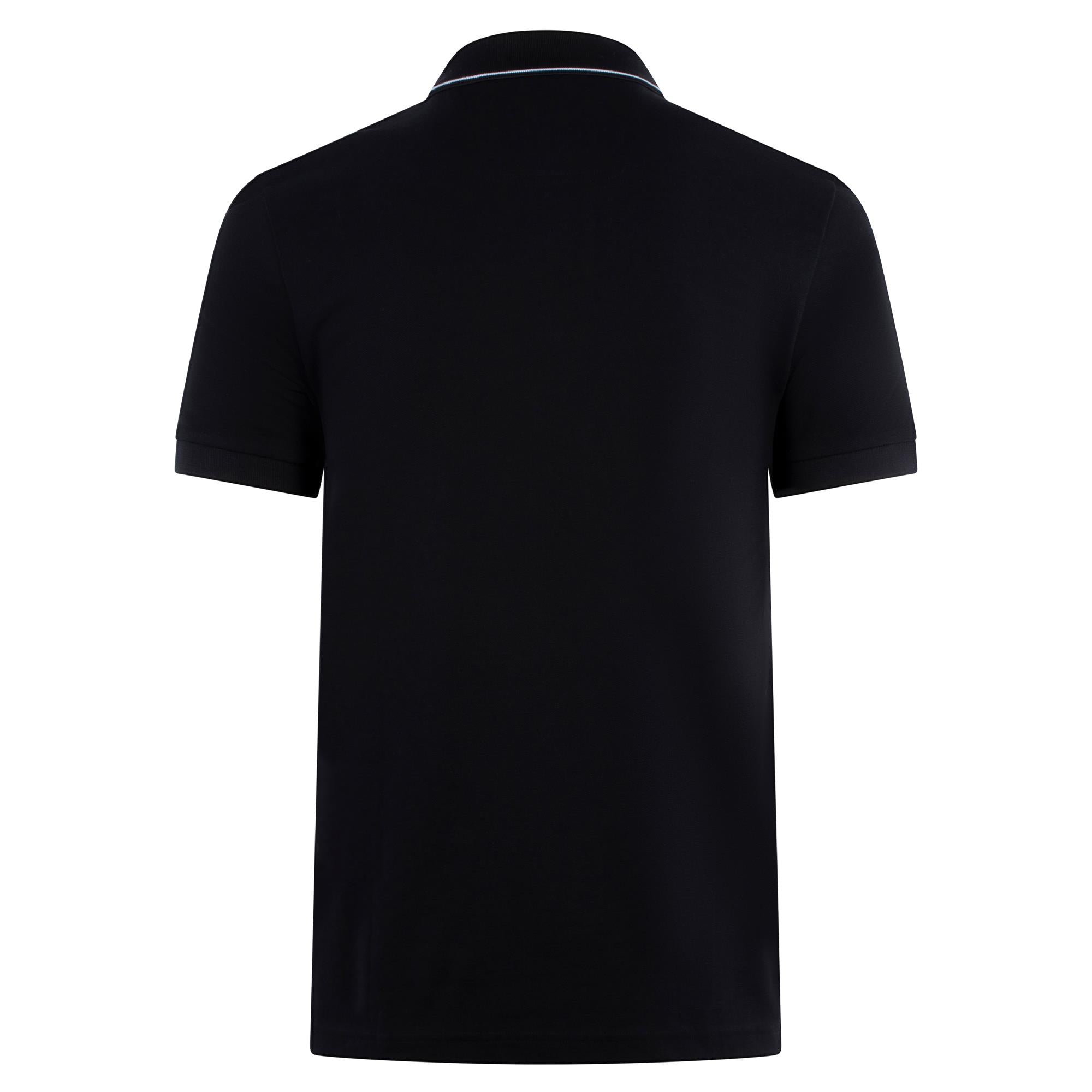 Boss Paule 4 Mens Polo Shirt Black
